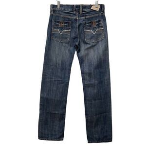 Diesel Industries Jeans Mens 32 Cardiel Straight Leg Embroidered Back Pocket